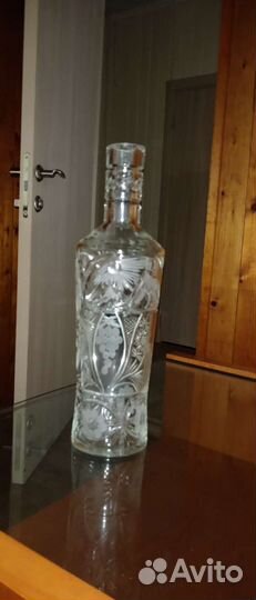 Бутылка хрусталь, 1,75 литра вместимость