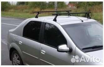 Багажник на крышу(поперечины) рено логан, сандеро