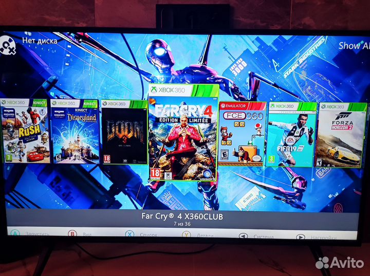 Xbox 360 250Gb Kinect 36игр freeboot