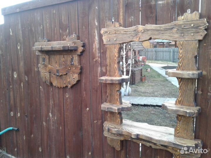 Комплект Зеркало+Вешалка