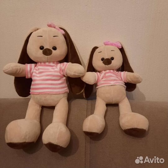 Зайки мягкие игрушки