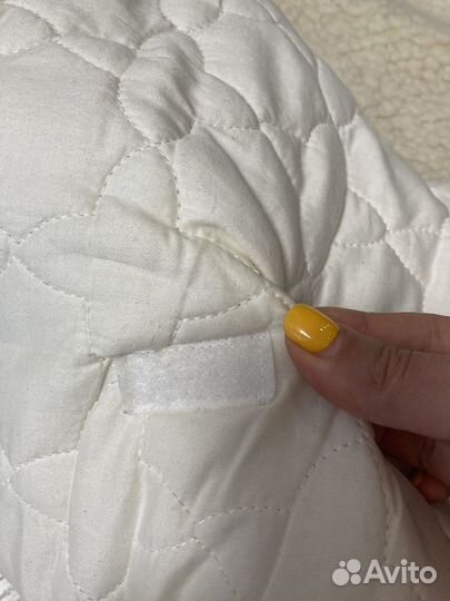 Меховой конверт- одеяло на выписку сонный гномик