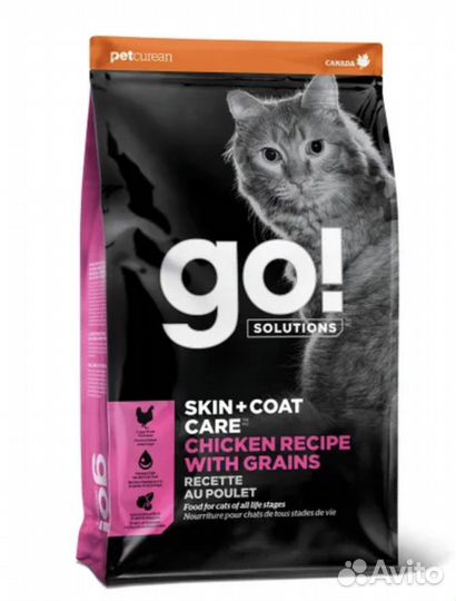 Корм для кошек и котят GO 5 кг,производство Канада