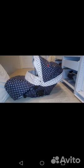 Автокресло и прогулочный блок и переноска
