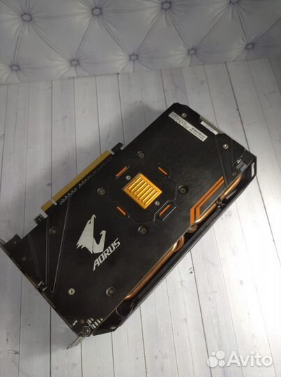 Игровая видеокарта RX580 aorus 4GB