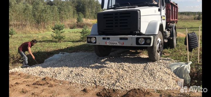 Заезд въезд на участок через Канаву