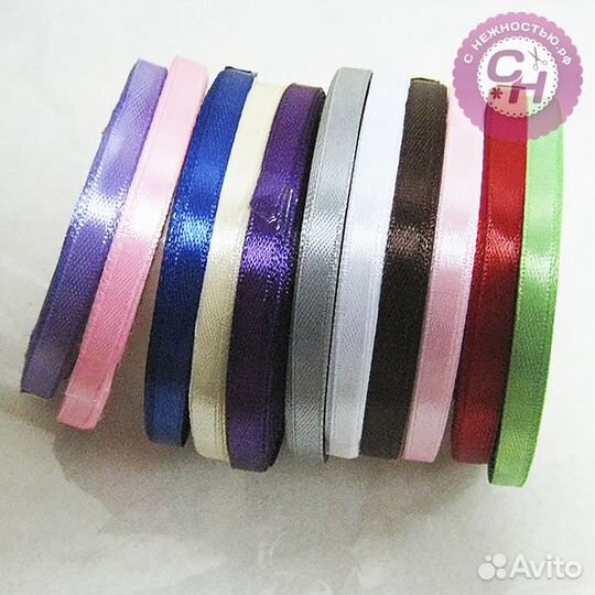 Лента атласная 6 мм*22 м