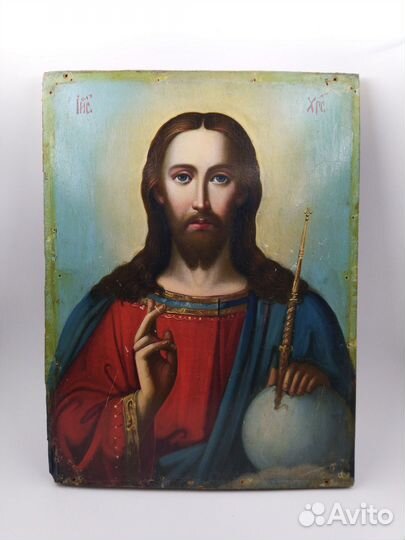 Икона Господь Вседержитель 19-20 век
