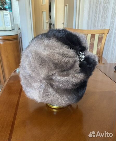 Шапка норковая женская