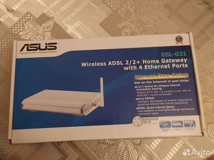 Роутер asus DSL-G31