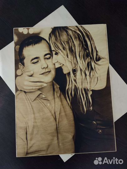 Выжигание портретов на дереве