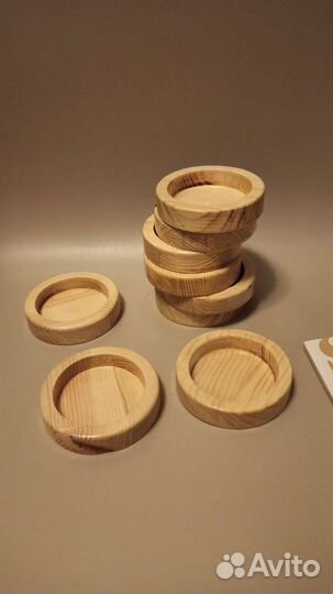 Подсвечник деревянный