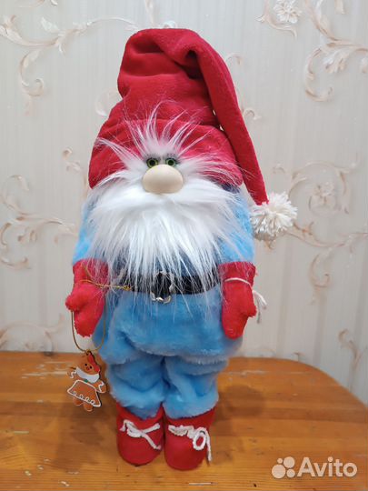 Новогодний скандинавский гном ручной работы