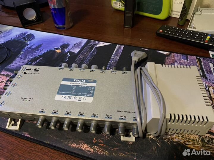 Мультисвитч Terra mr516 для разводки на 16 точек