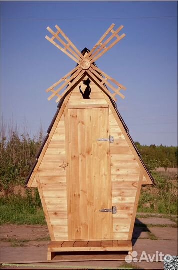 Дачный туалет с установкой