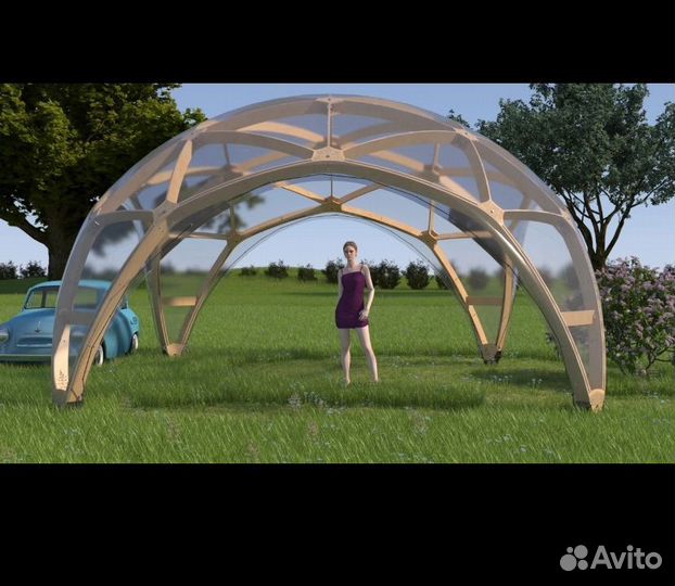 Купольная беседка
