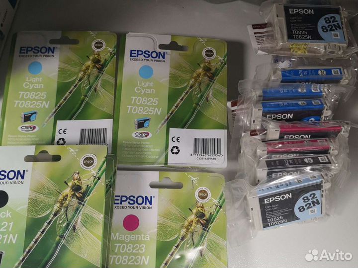 Картридж Epson T0821 стрекозы