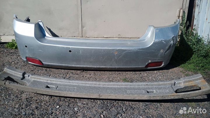 Бампер задний chevrolet epica + фонари + наполнтль