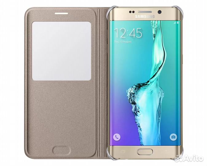 Ориг.Чехол S-View Cover для Samsung S6 Edge Plus