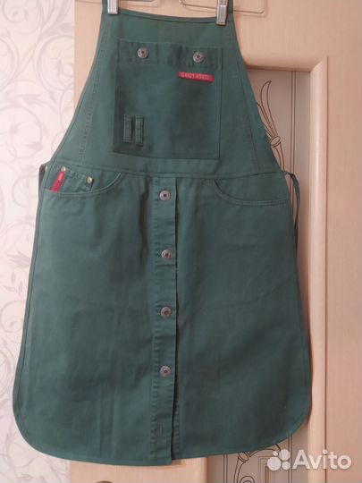 Фартук из джинсы hand made