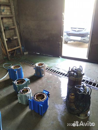 Ремонт электродвигателей,насосов,сварочного оборуд