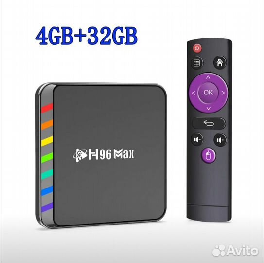 Android tv приставка H96 Max W2