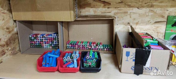 Аккумуляторы 18650 500-1600 ма