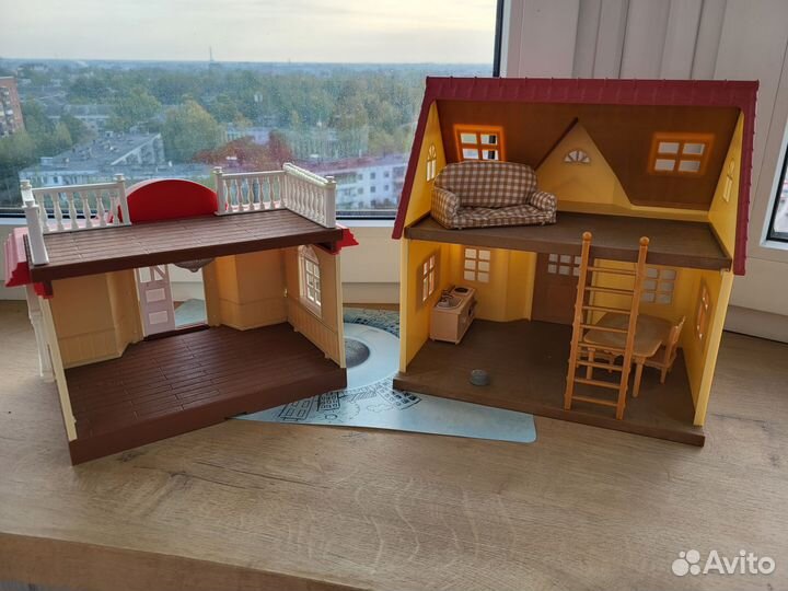 Sylvanian Families дом Марии и кафе