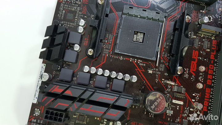 Мат. плата asus prime B350-plus AM4 B350