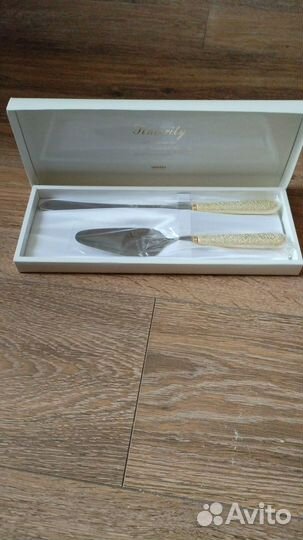 Нож и лопатка для торта