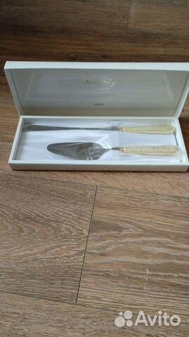 Нож и лопатка для торта