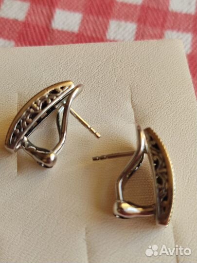 Серьги, колье, марказиты, танзанит