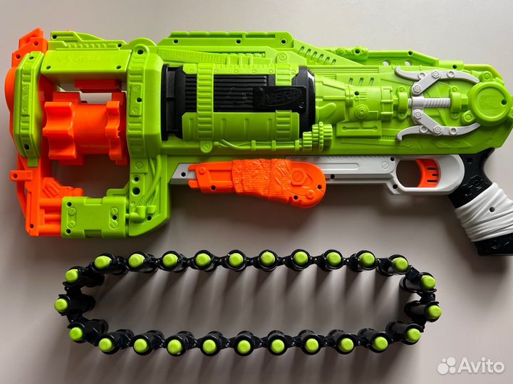 Nerf zombie strike ripchain / нерф цепевик