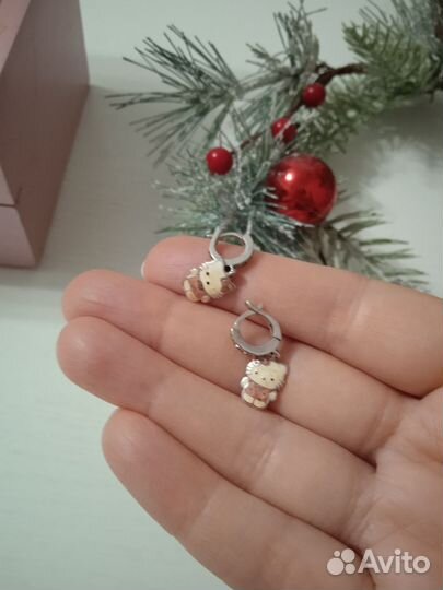 Серебряные дет.серьги