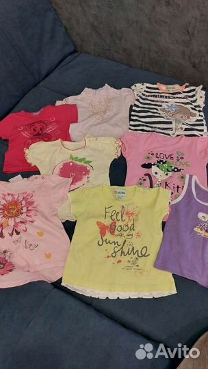 Футбольки на 6-9 мес