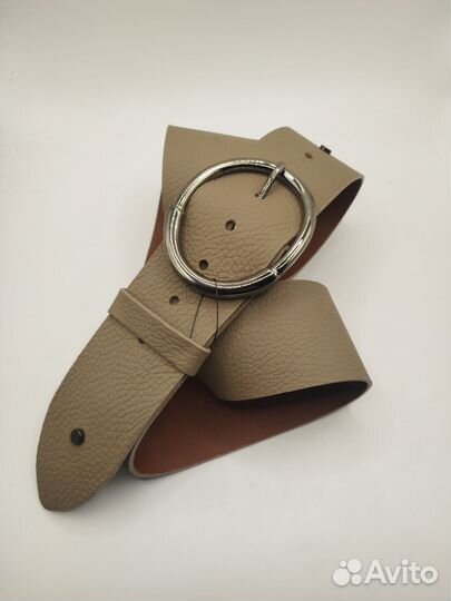 Ремень женский натуральная кожа широкий