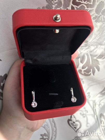 Серьги серебро