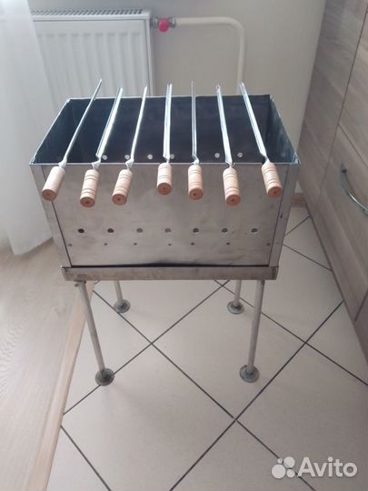 Мангал + коптильня