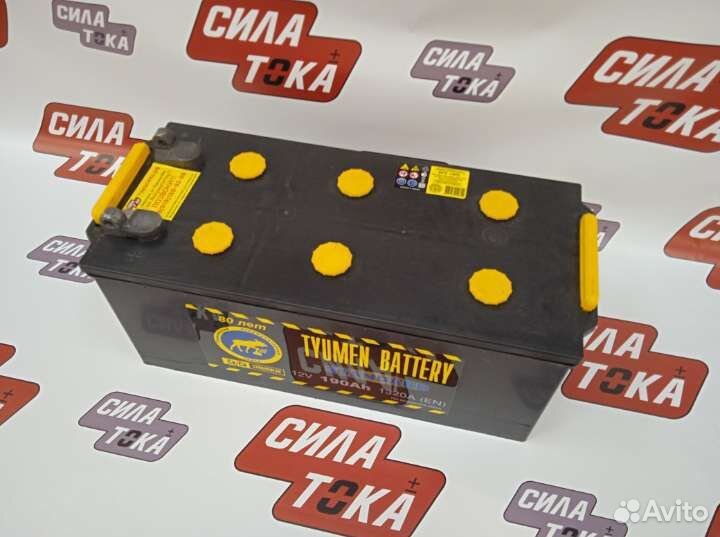 Акб Тюмень 190ач конус прямая полярность