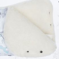 Муфта для коляски с мехом