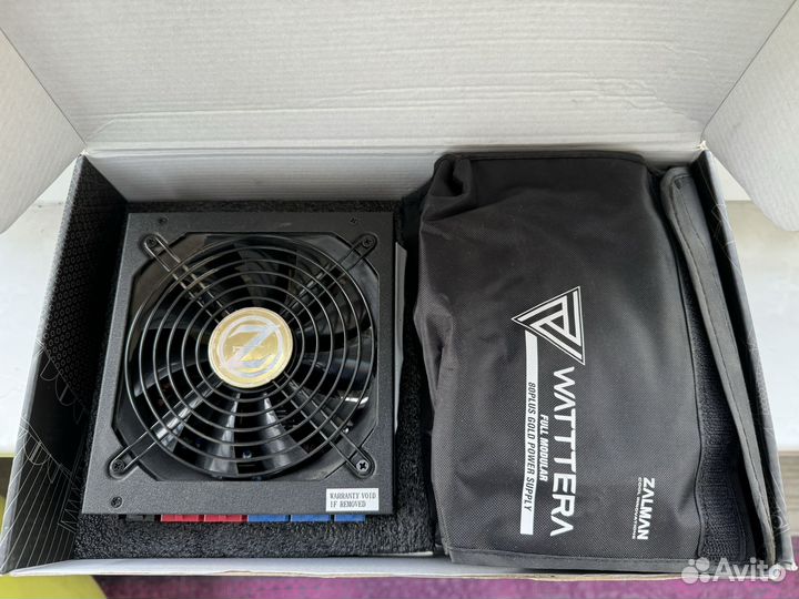 Блок питания Zalman Watttera 1000W Gold Plus