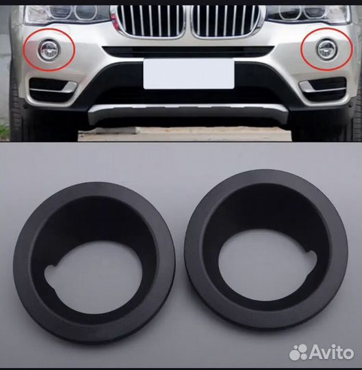 Накладка противотуманной фары правая и левая