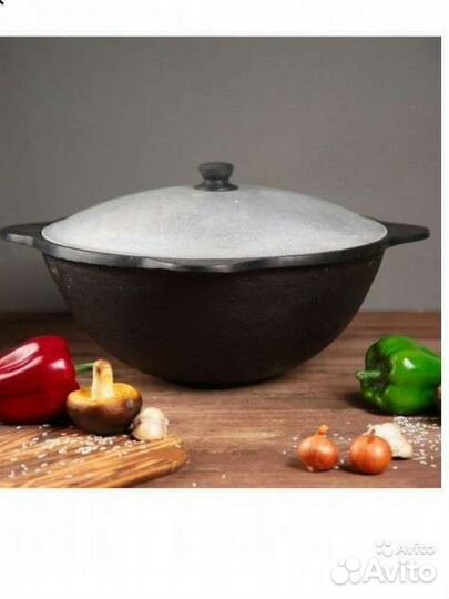 Казан чугунный 12 литров г.Наманган