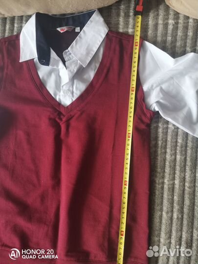 Рубашка с жилеткой