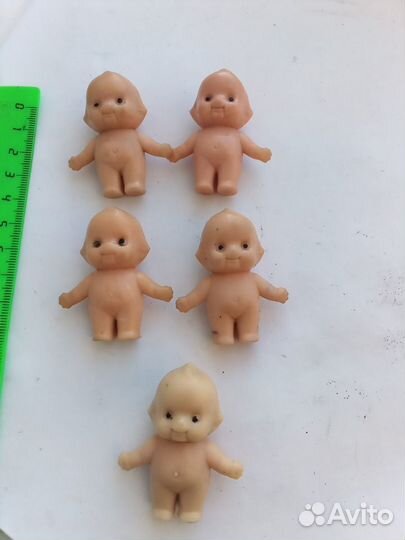 Куклы пупсы СССР пупсик кьюпи 5 см резина