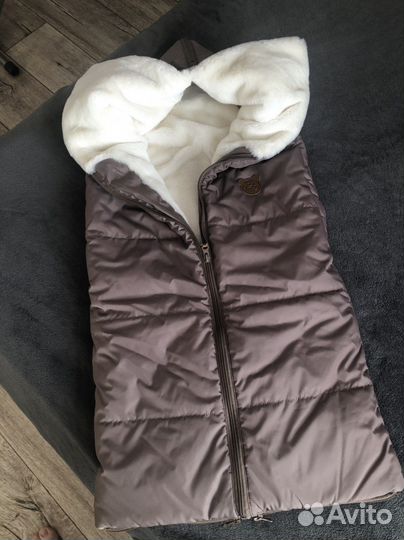 Конверт одеяло на выписку зимний bungly bo