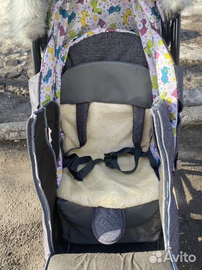 Санки коляска nika