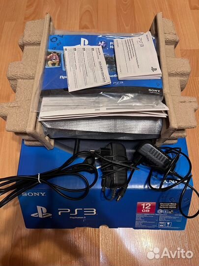 Sony ps3 super slim полный комплект