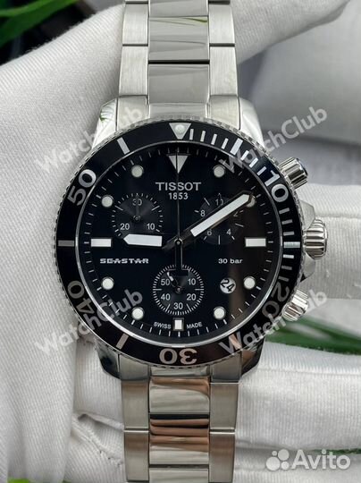 Мужские часы Tissot Seastar сапфир стекло