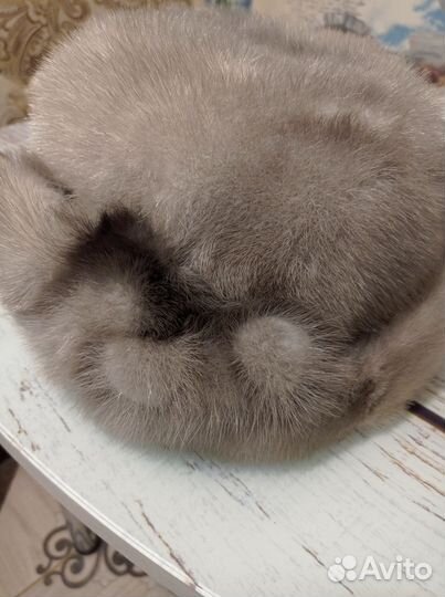 Шапка норковая женская бу